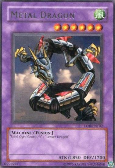Metal Dragon [LOB-EN102] Rare (ONLINE ORDER ONLY)