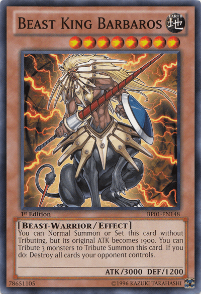 Beast King Barbaros [BP01-EN148] Common (ONLINE ORDER ONLY)