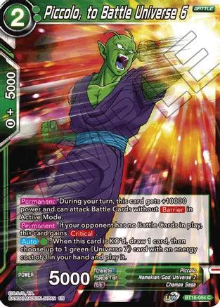Piccolo, to Battle Universe 6 (BT16-054) [Realm of the Gods] (ONLINE ORDER ONLY)