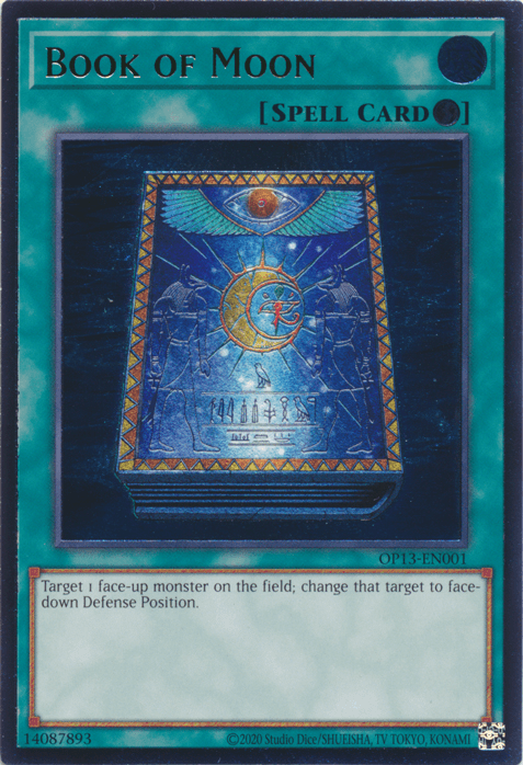 Book of Moon [OP13-EN001] Ultimate Rare (ONLINE ORDER ONLY)