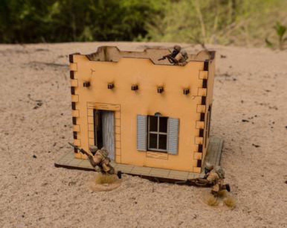 Pre-Painted 28mm Middle Eastern Building - 28MPNT090 (Online Order Only)