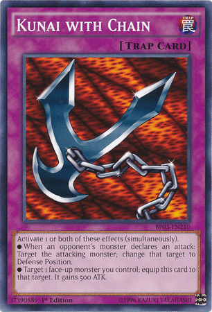 Kunai with Chain [BP03-EN210] Common (ONLINE ORDER ONLY)