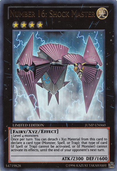 Number 16: Shock Master [JUMP-EN060] Ultra Rare (ONLINE ORDER ONLY)