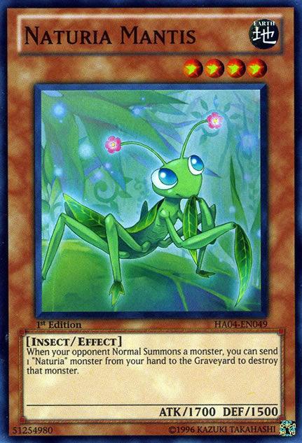 Naturia Mantis [HA04-EN049] Super Rare (ONLINE ORDER ONLY)