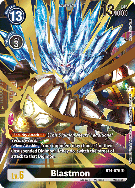 Blastmon [BT4-075] (Alternate Art) [Great Legend] (ONLINE ORDER ONLY)