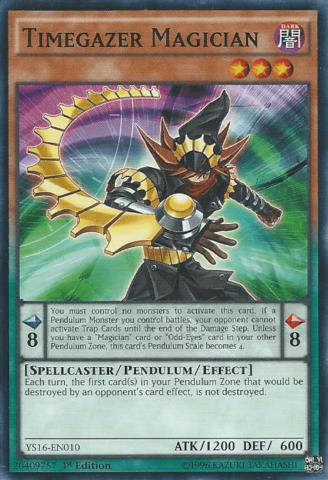 Timegazer Magician [YS16-EN010] Common (ONLINE ORDER ONLY)