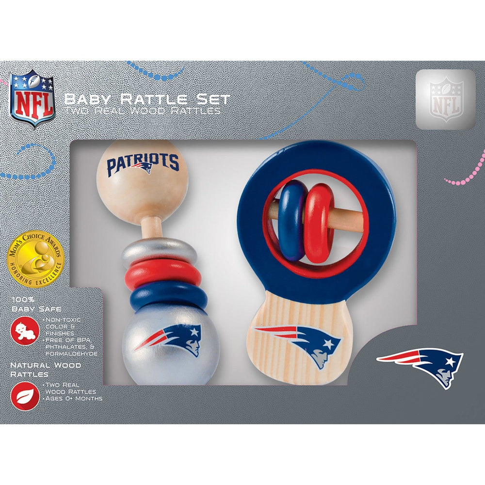 New England Patriots - Baby Rattles 2-Pack (ONLINE ORDER ONLY)