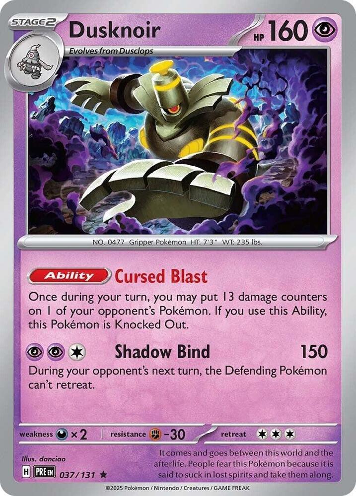 Dusknoir (037/131) [Scarlet & Violet: Prismatic Evolutions] (Online Only)