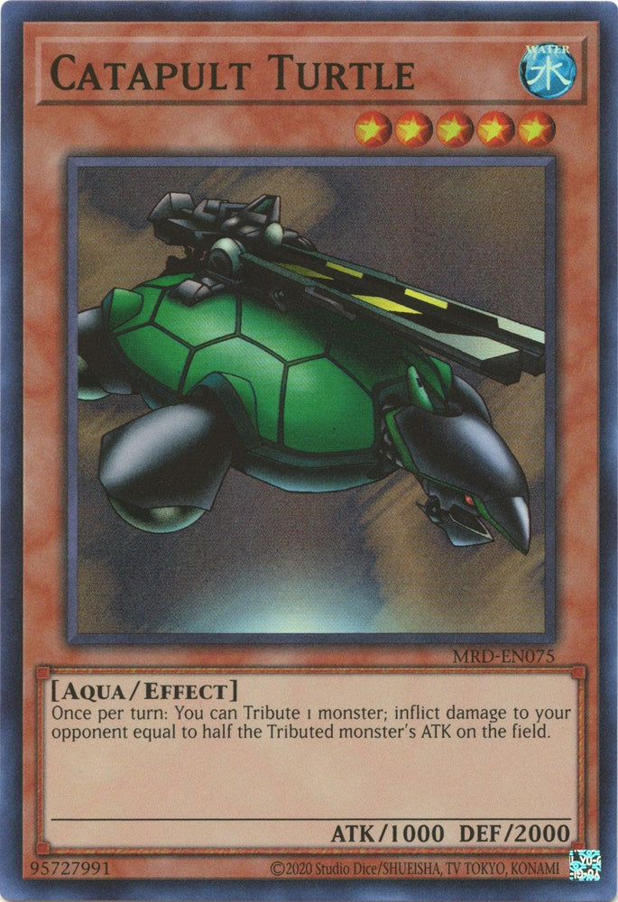 Catapult Turtle (25th Anniversary) [MRD-EN075] Super Rare (ONLINE ORDER ONLY)