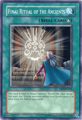 Final Ritual of the Ancients [DR3-EN224] Common (ONLINE ORDER ONLY)