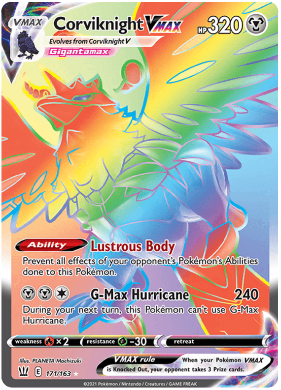 Corviknight VMAX (171/163) [Sword & Shield: Battle Styles] (Online Only)