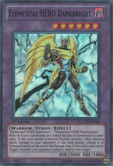 Elemental HERO Darkbright [LCGX-EN063] Super Rare (ONLINE ORDER ONLY)