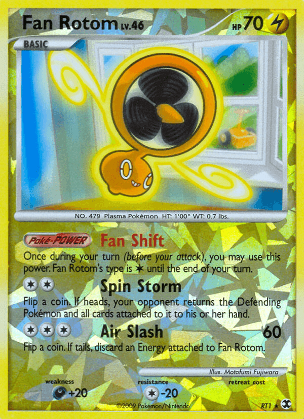 Fan Rotom (RT1) [Platinum: Rising Rivals] (Online Only)
