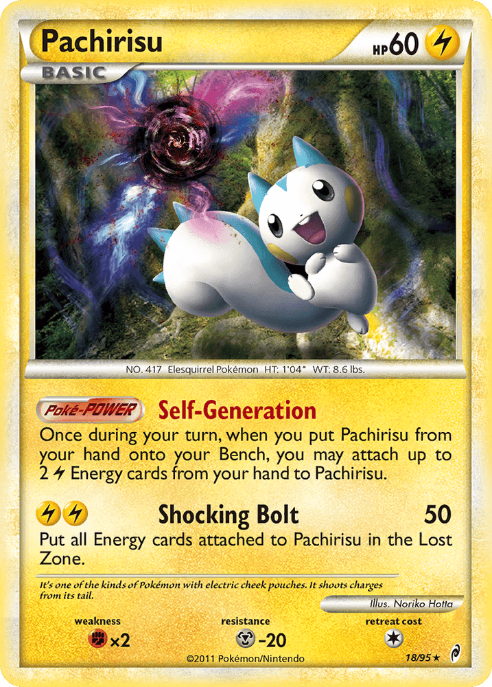 Pachirisu (18/95) [HeartGold & SoulSilver: Call of Legends] (Online Only)