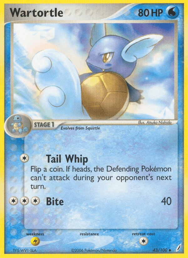 Wartortle (43/100) [EX: Crystal Guardians] (Online Only)