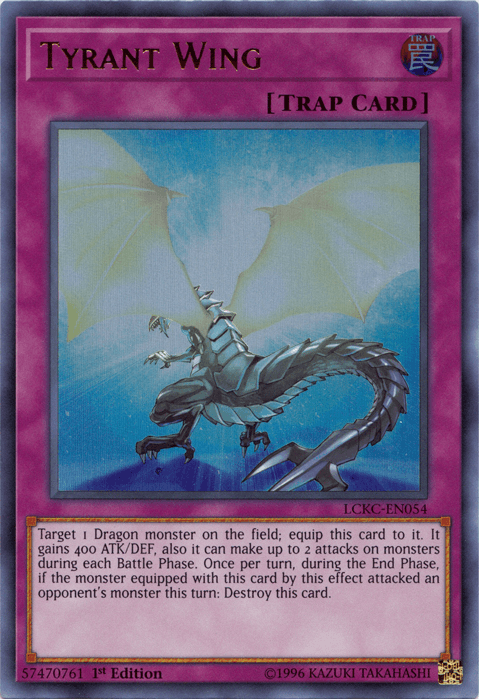 Tyrant Wing [LCKC-EN054] Ultra Rare (ONLINE ORDER ONLY)