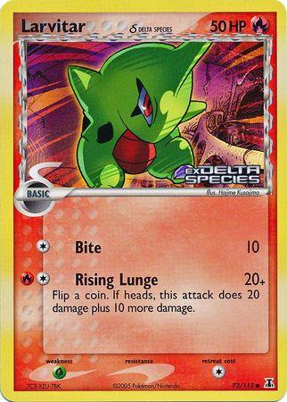Larvitar (73/113) (Delta Species) (Stamped) [EX: Delta Species] (Online Only)