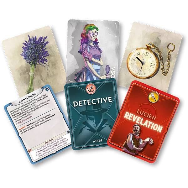 Alibi: 3 Intricate Mysteries - Board Game (Online Order Only)
