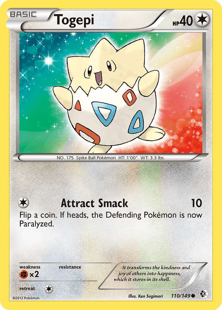 Togepi (110/149) [Black & White: Boundaries Crossed] (Online Only)