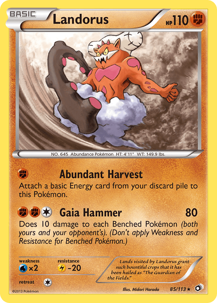 Landorus (85/113) [Black & White: Legendary Treasures] (Online Only)
