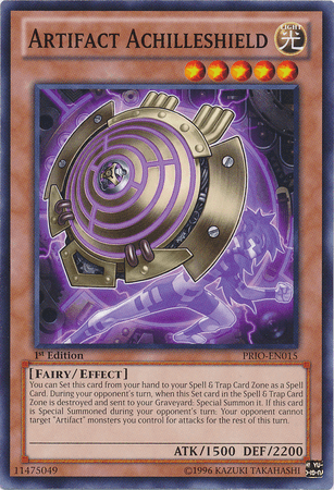 Artifact Achilleshield [PRIO-EN015] Common (ONLINE ORDER ONLY)