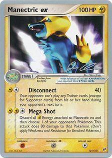 Manectric ex (101/107) (Mewtrick - Jason Klaczynski) [World Championships 2006] (Online Only)