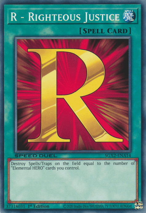 R - Righteous Justice [SGX2-ENA14] Common (ONLINE ORDER ONLY)