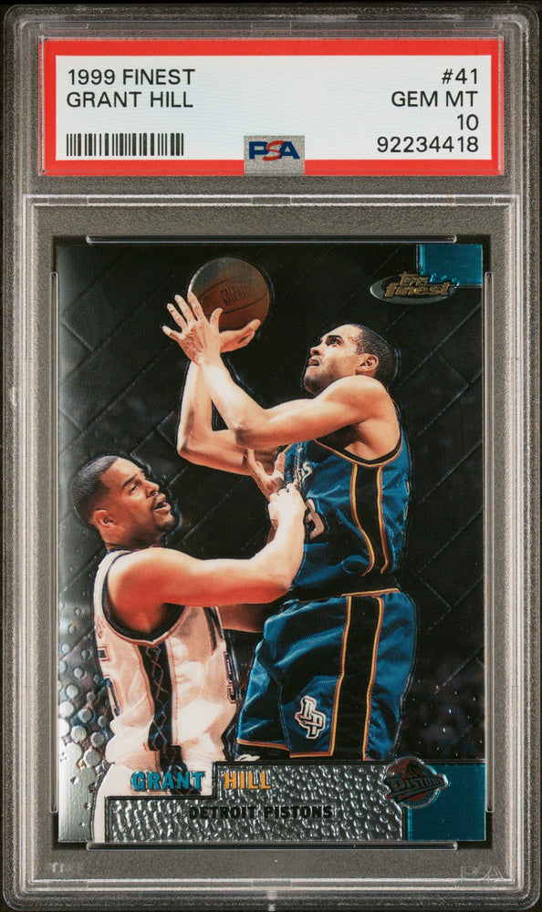 1999 FINEST GRANT HILL  #41 - PSA 10 (Online Order Only)