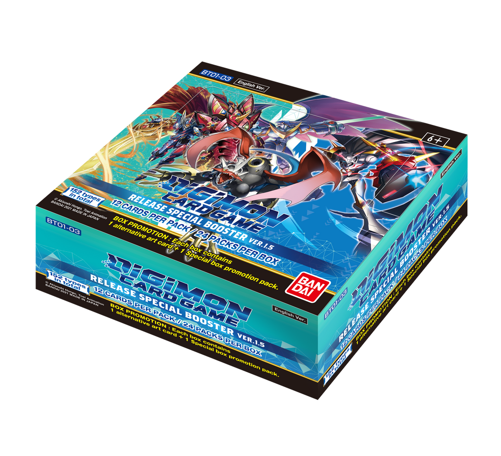 Digimon Trading Card Game: Release Special Booster Box Ver. 1.5 (ONLINE ORDER ONLY)
