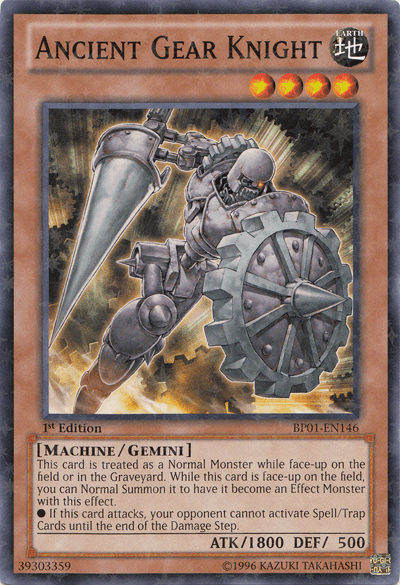 Ancient Gear Knight [BP01-EN146] Starfoil Rare (ONLINE ORDER ONLY)