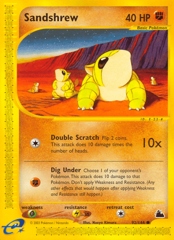 Sandshrew (92/144) [Skyridge] (Online Only)