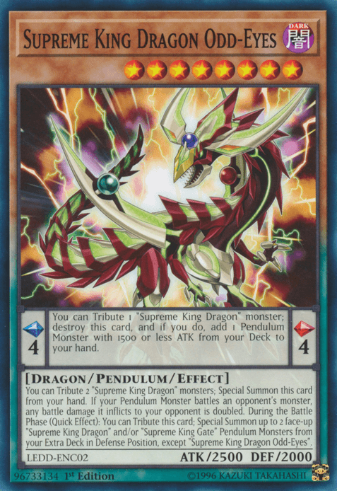 Supreme King Dragon Odd-Eyes [LEDD-ENC02] Common (ONLINE ORDER ONLY)