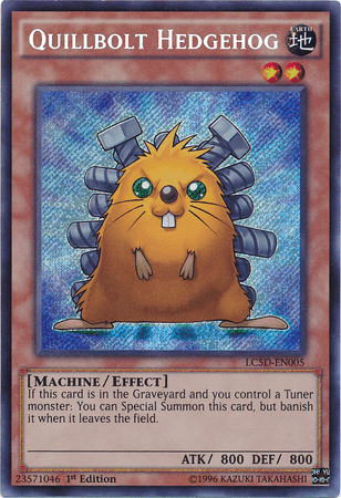 Quillbolt Hedgehog [LC5D-EN005] Secret Rare (ONLINE ORDER ONLY)