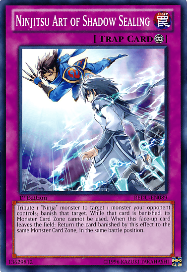 Ninjitsu Art of Shadow Sealing [REDU-EN089] Common (ONLINE ORDER ONLY)