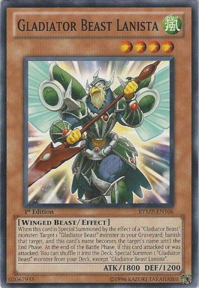 Gladiator Beast Lanista [RYMP-EN106] Common (ONLINE ORDER ONLY)