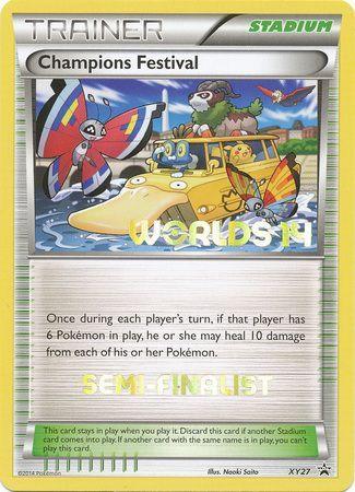 Champions Festival (XY27) (2014 Semi Finalist) [XY: Black Star Promos] (Online Only)