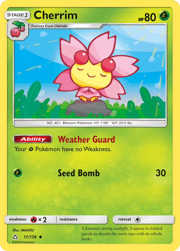 Cherrim (11/156) [Sun & Moon: Ultra Prism] (Online Only)
