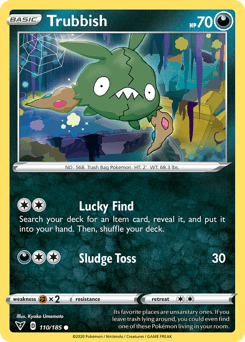 Trubbish (110/185) [Sword & Shield: Vivid Voltage] (Online Only)