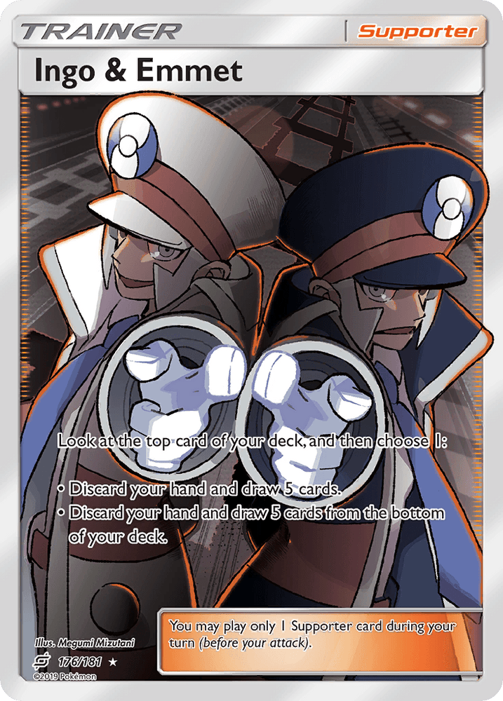 Ingo & Emmet (176/181) [Sun & Moon: Team Up] (Online Only)