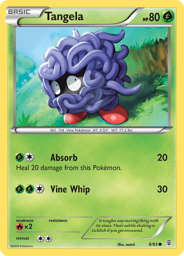 Tangela (8/83) [XY: Generations] (Online Only)