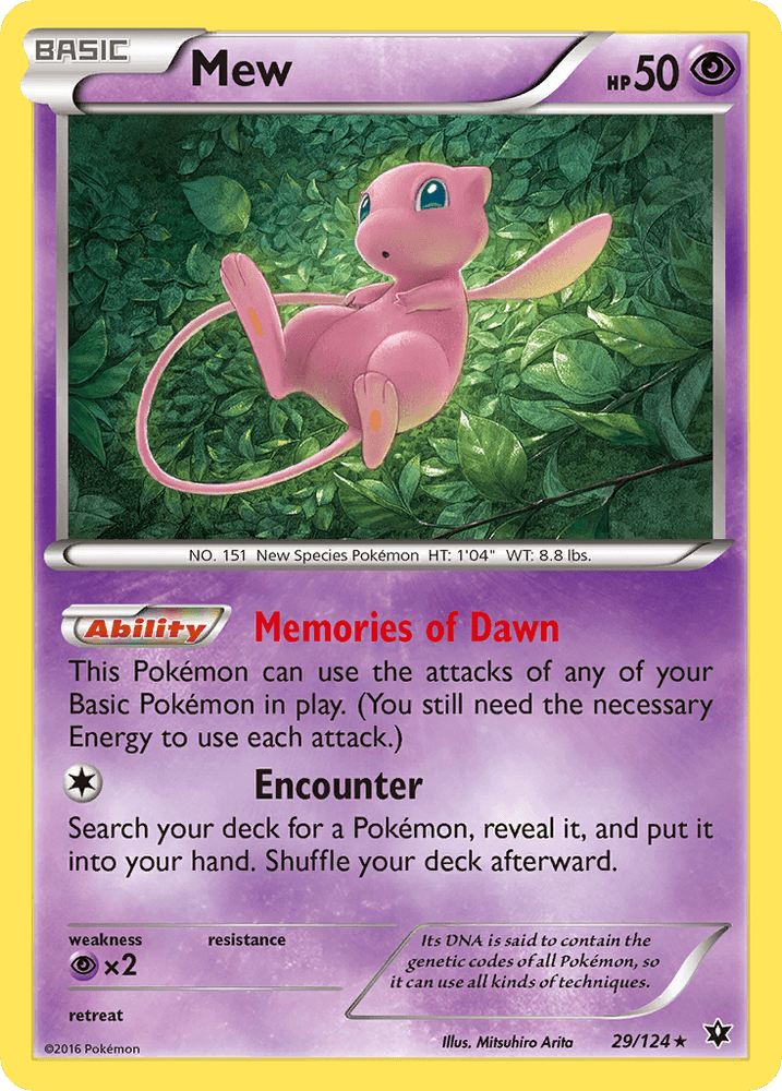 Mew (29/124) [XY: Fates Collide] (Online Only)