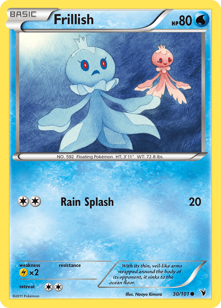 Frillish (30/101) [Black & White: Noble Victories] (Online Only)