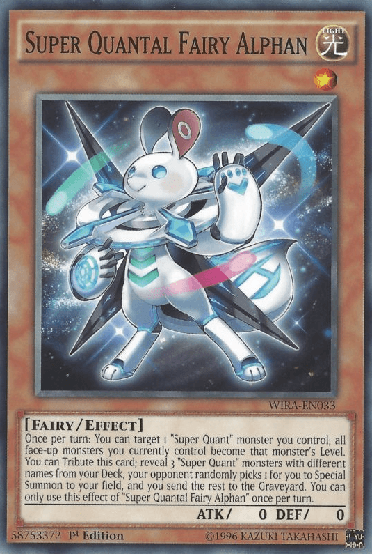 Super Quantal Fairy Alphan [WIRA-EN033] Common (ONLINE ORDER ONLY)