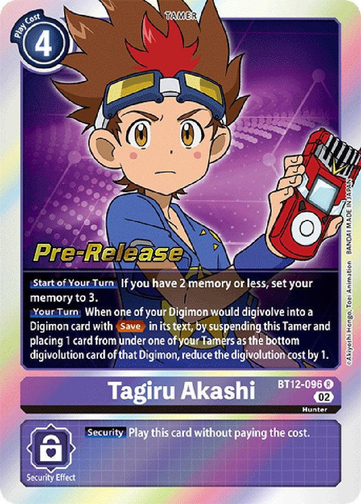 Tagiru Akashi [BT12-096] [Across Time Pre-Release Cards] (ONLINE ORDER ONLY)