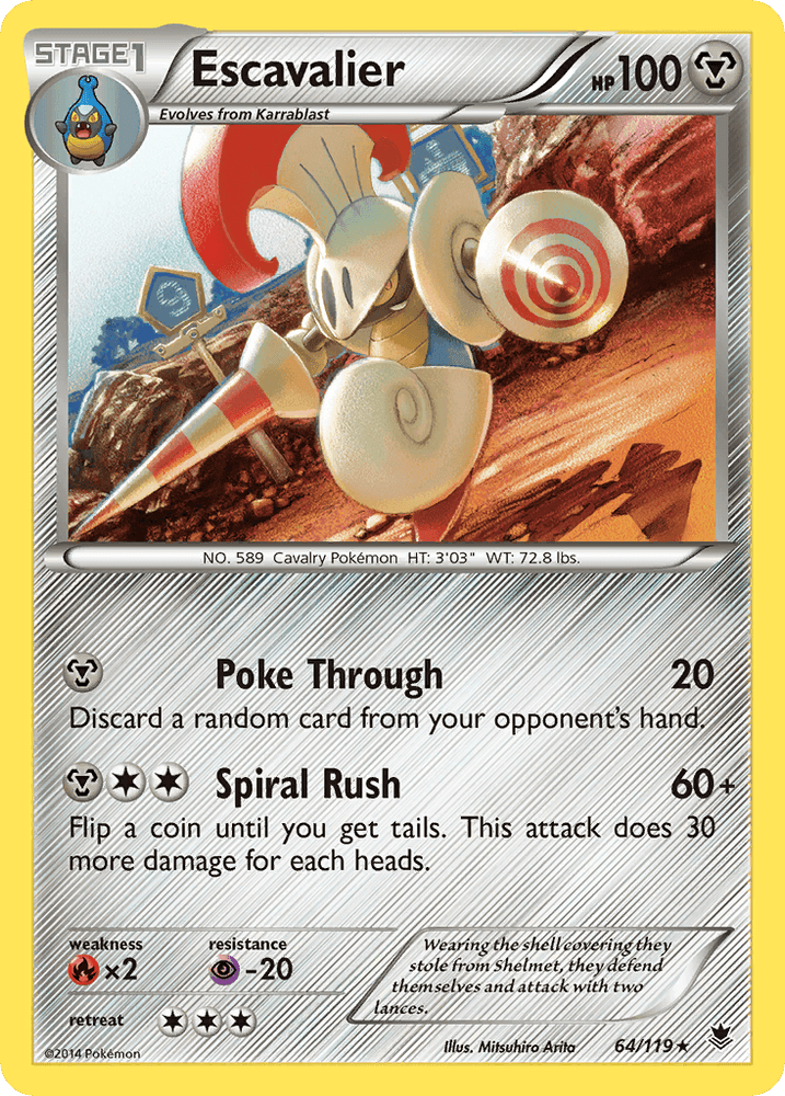 Escavalier (64/119) [XY: Phantom Forces] (Online Only)