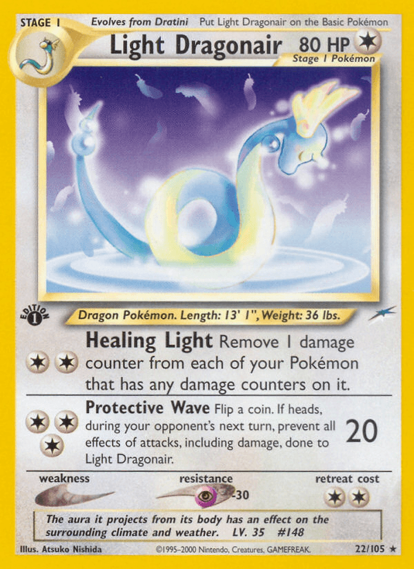 Light Dragonair (22/105) [Neo Destiny 1st Edition] (Online Only)