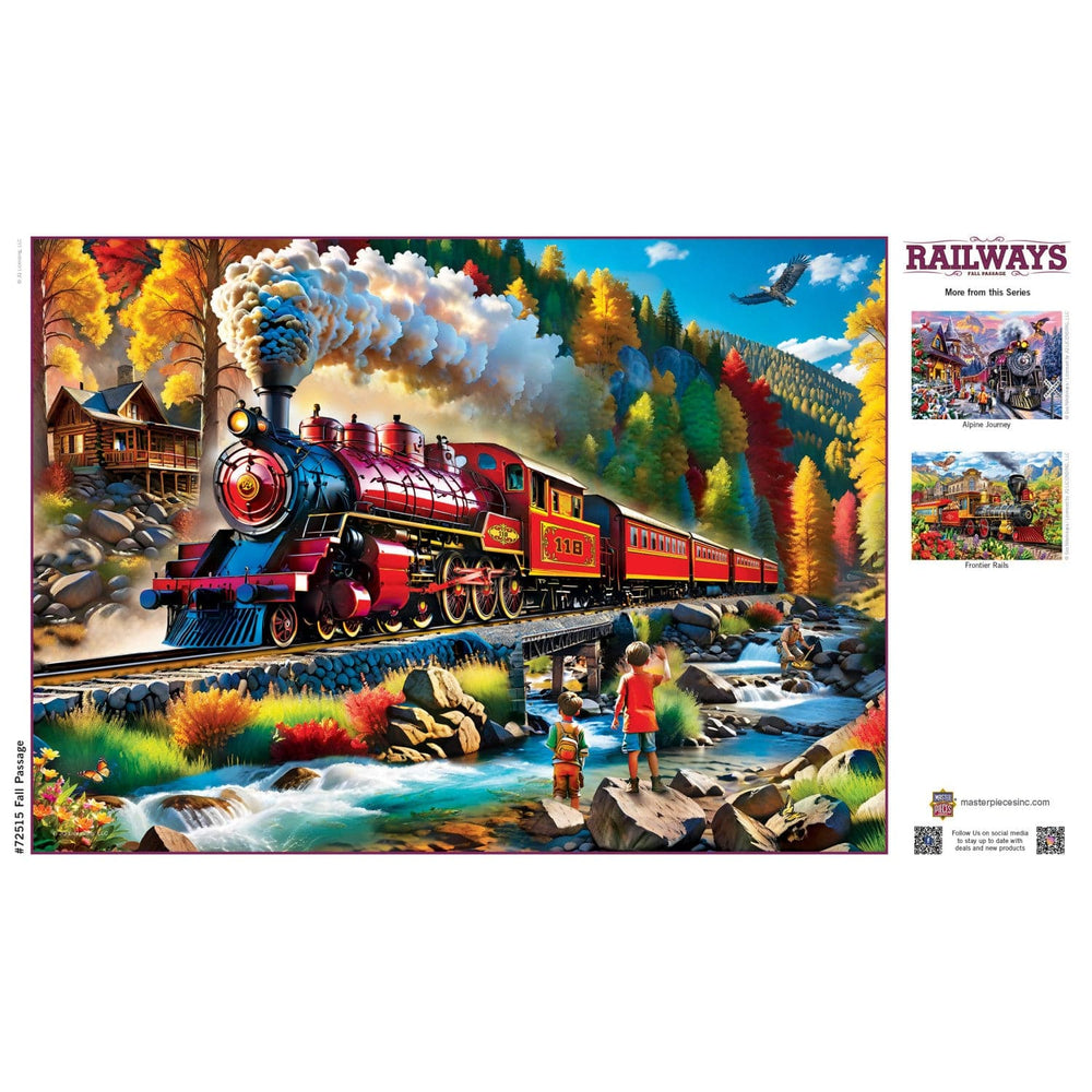 Railways - Fall Passage 1000 Piece Jigsaw Puzzle (ONLINE ORDER ONLY)