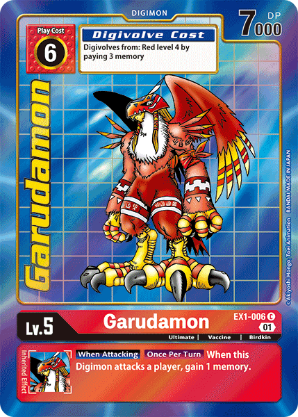 Garudamon [EX1-006] (Alternate Art) [Classic Collection] (ONLINE ORDER ONLY)