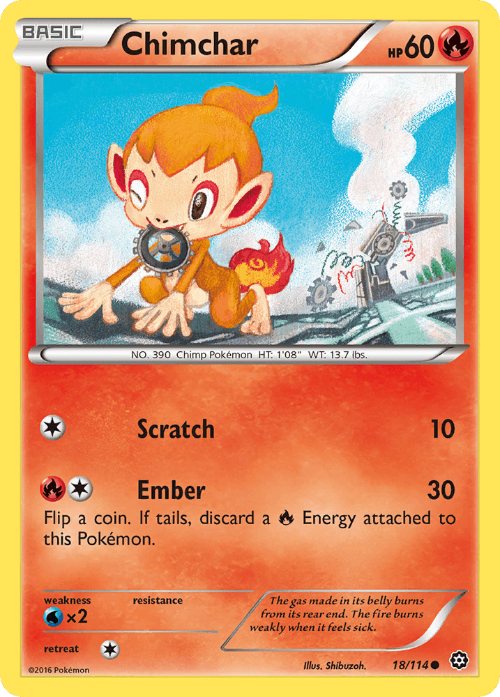 Chimchar (18/114) [XY: Steam Siege] (Online Only)