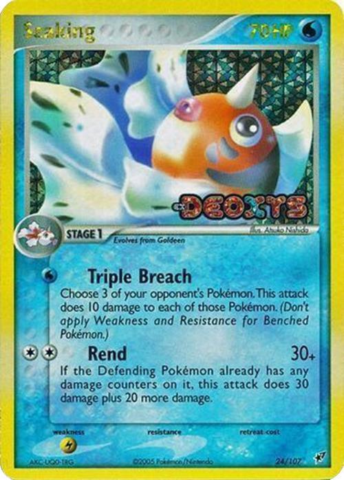 Seaking (24/107) (Stamped) [EX: Deoxys] (Online Only)